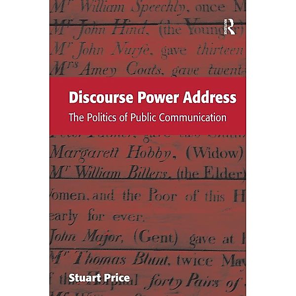 Discourse Power Address, Stuart Price