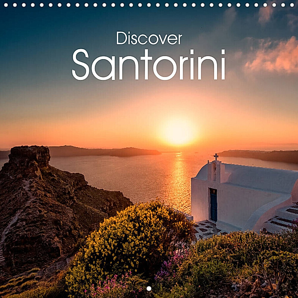 Discover Santorini (Wall Calendar 2023 300 × 300 mm Square), Hessbeck Photography