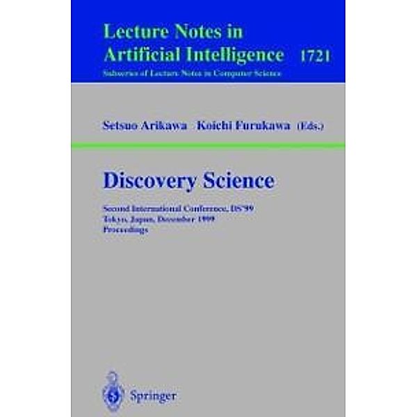 Discovery Science / Lecture Notes in Computer Science Bd.1721