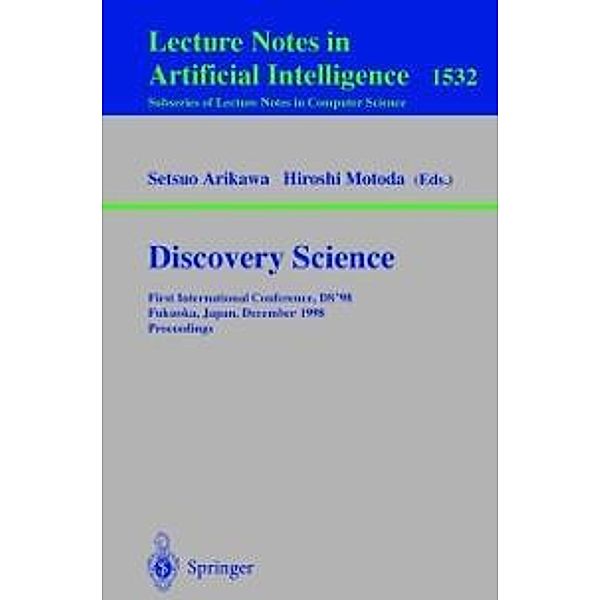 Discovery Science / Lecture Notes in Computer Science Bd.1532