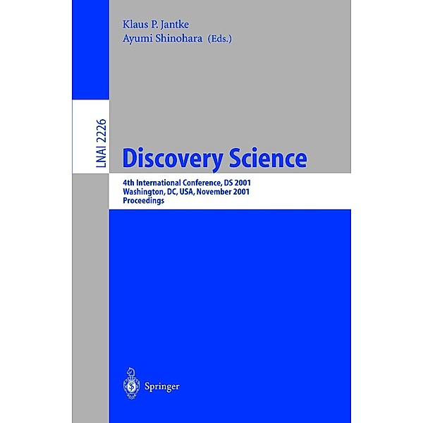 Discovery Science / Lecture Notes in Computer Science Bd.2226
