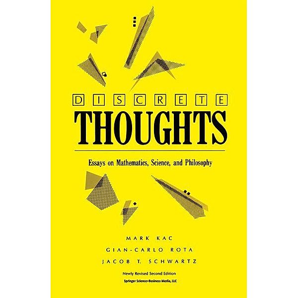 Discrete Thoughts, Mark Kac, Gian-Carlo Rota, Jacob T. Schwartz