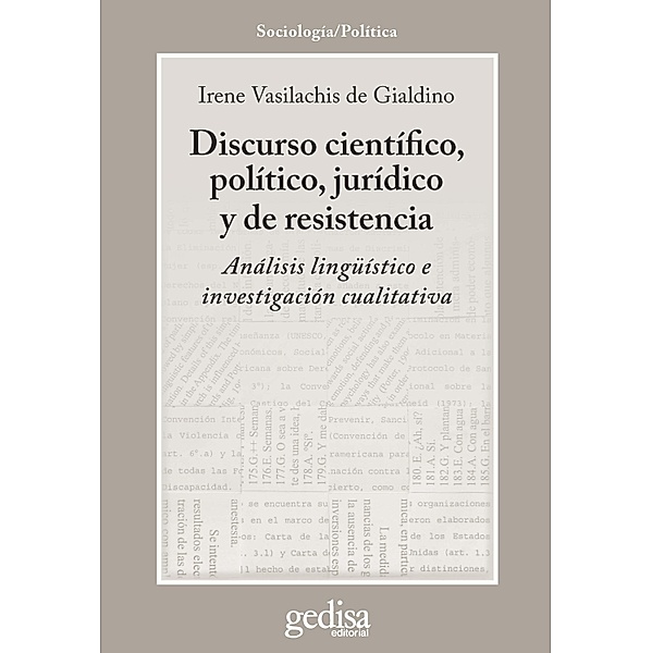 Discurso científico, político, jurídico y de resistencia, Irene Vasilachis de Gialdino