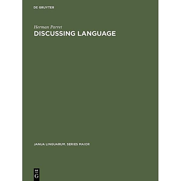 Discussing Language, Herman Parret