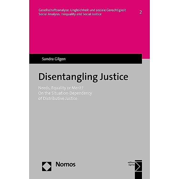 Disentangling Justice / Gesellschaftsanalyse Bd.2, Sandra Gilgen
