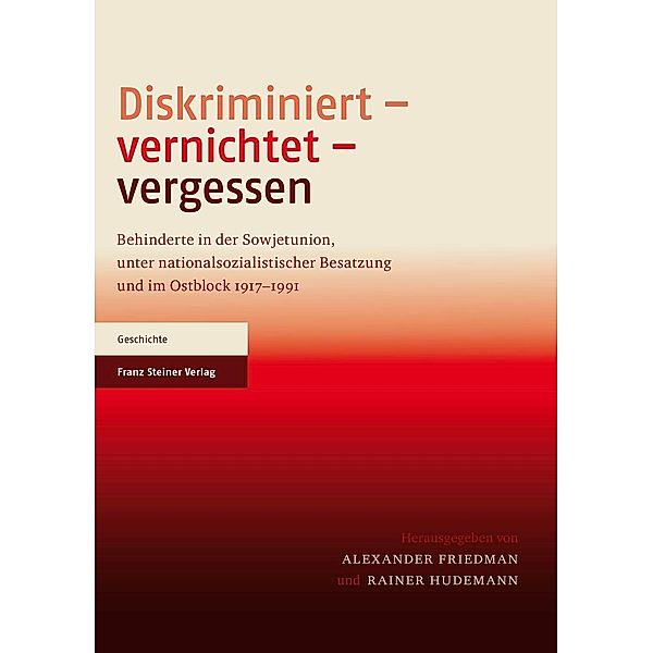 Diskriminiert - vernichtet - vergessen