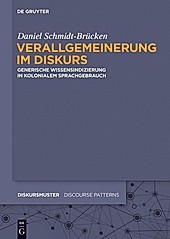 Diskursmuster - Discourse Patterns: 9 Verallgemeinerung im Diskurs - eBook - Daniel Schmidt-Brücken,