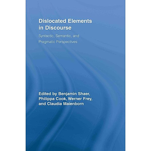 Dislocated Elements in Discourse