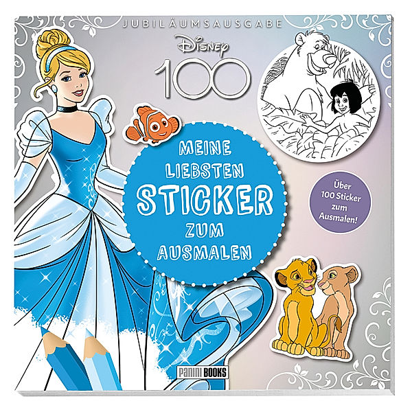 Disney 100: Meine liebsten Sticker zum Ausmalen, Panini