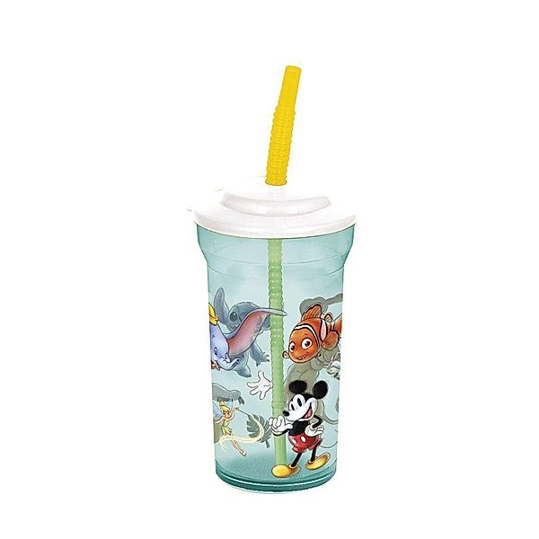 Disney 100 Trinkbecher mit Strohhalm