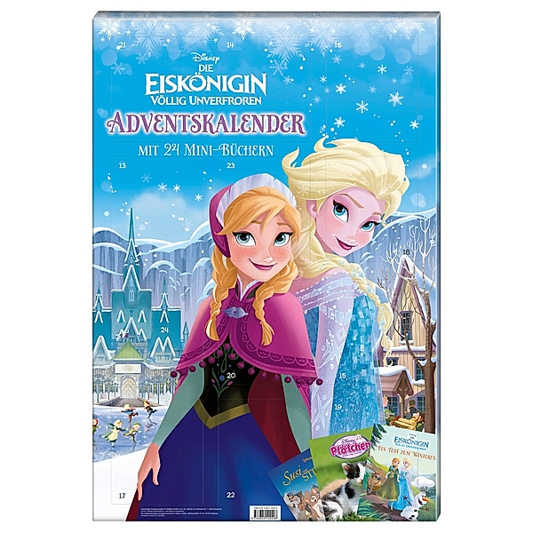 Disney Adventskalender mit 24 Mini-Büchern