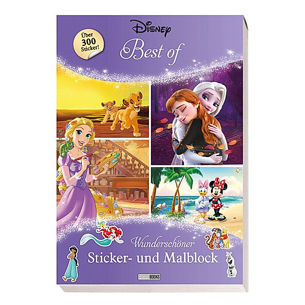 Disney Best of: Wunderschöner Sticker- und Malblock, Panini