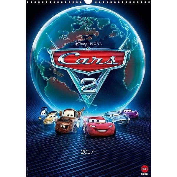 Disney Cars 2 (Wandkalender 2017 DIN A3 hoch), Walt Disney