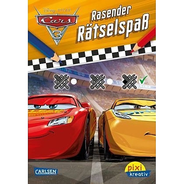 Disney Cars 3 - Rasender Rätselspaß / Pixi kreativ Bd.112