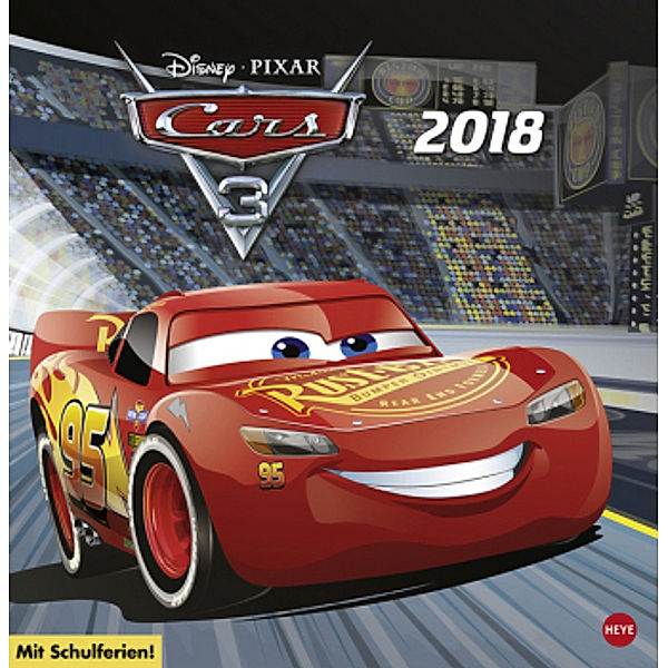Disney Cars Posterkalender quadratisch - Kalender 2018