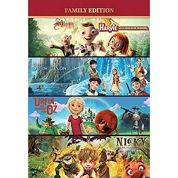 Disney Channel  Family-Edition  4 Film DVD-Box
