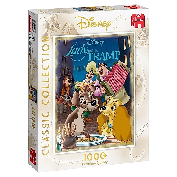 Jumbo Spiele Disney Classic Collection Susi & Strolch  (Puzzle)