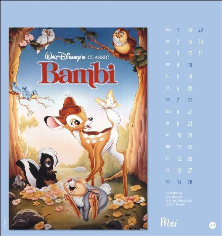 Disney Classic Filmplakate Postkartenkalender 2023. Kleiner Kalender mit  Abbildungen der berühmten Filmposter als Postka - Kalender bestellen