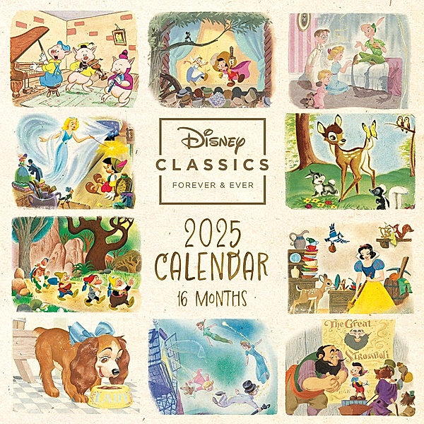 Disney Classics 2025 30X30 Broschürenkalender