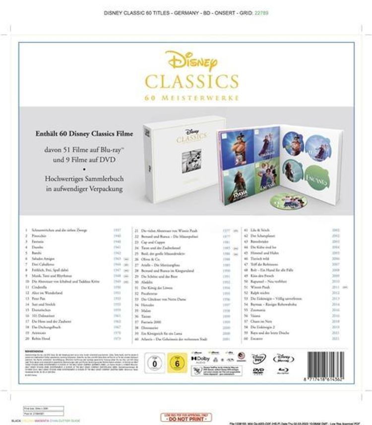 Disney Classics Komplettbox Blu-ray bei Weltbild.de kaufen