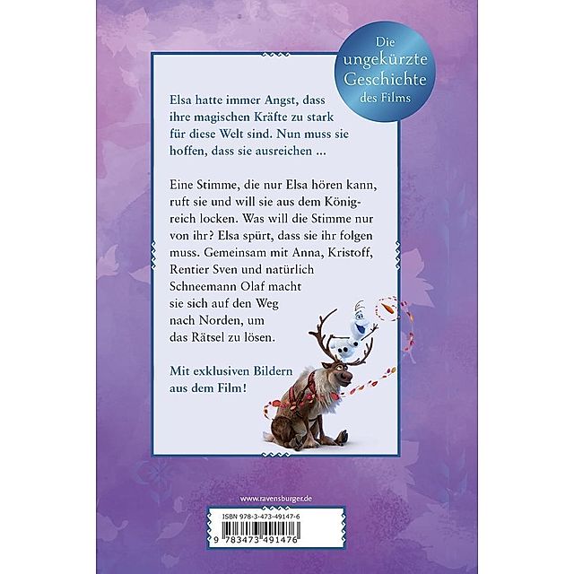 Disney Die Eiskönigin 2: Der Roman zum Film Buch versandkostenfrei