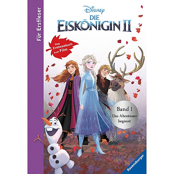 Disney Die Eiskönigin 2 - Für Erstleser: Band 1 Das Abenteuer beginnt; ..Bd.1, Annette Neubauer