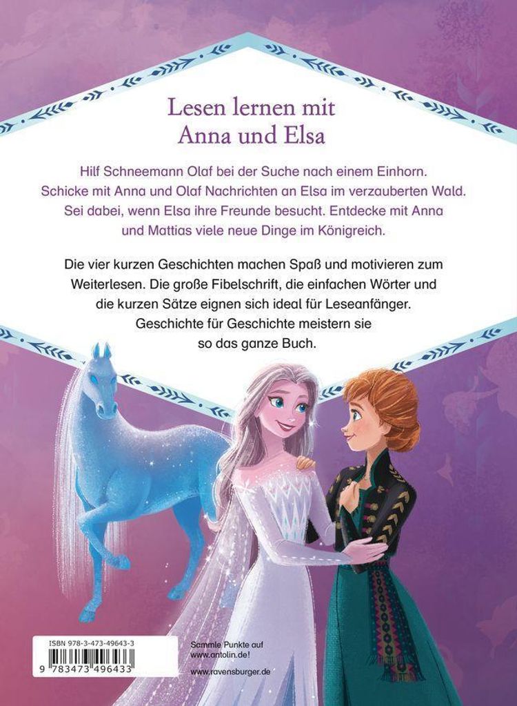 Disney Die Eiskönigin 2: Neue Minutengeschichten für Erstleser | Weltbild.ch