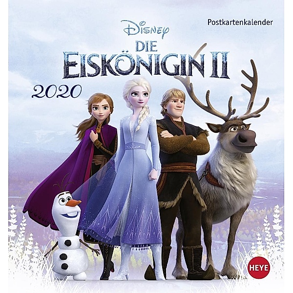 Disney Die Eiskönigin II, Postkartenkalender 2021