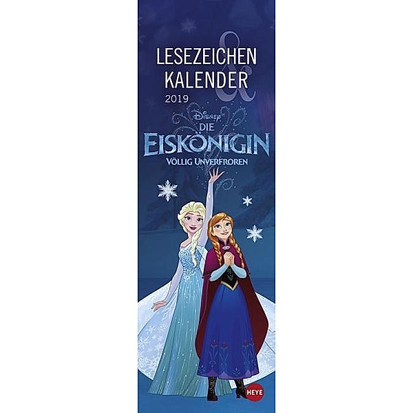 Disney Die Eiskönigin, Lesezeichen & Kalender 2019