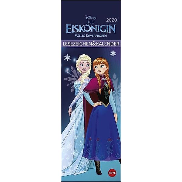 Disney Die Eiskönigin, Lesezeichen & Kalender 2020