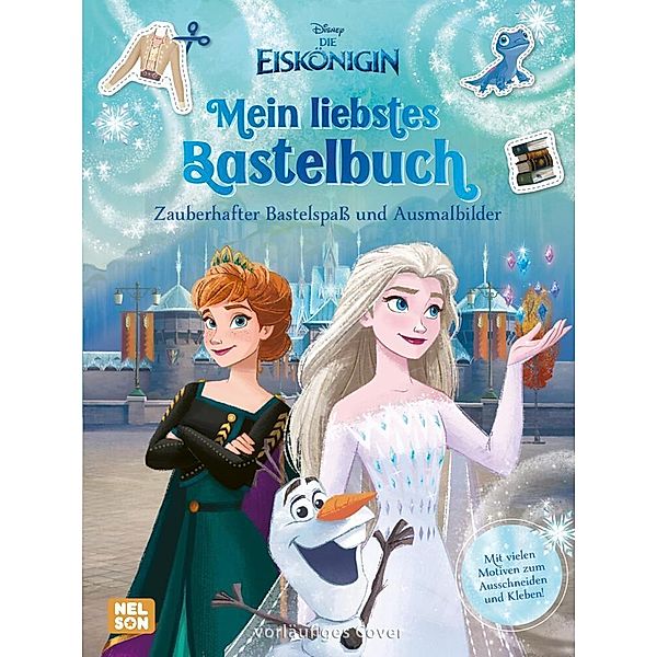 Disney Die Eiskönigin: Mein liebstes Bastelbuch - Zauberhafter Bastelspaß und Ausmalbilder