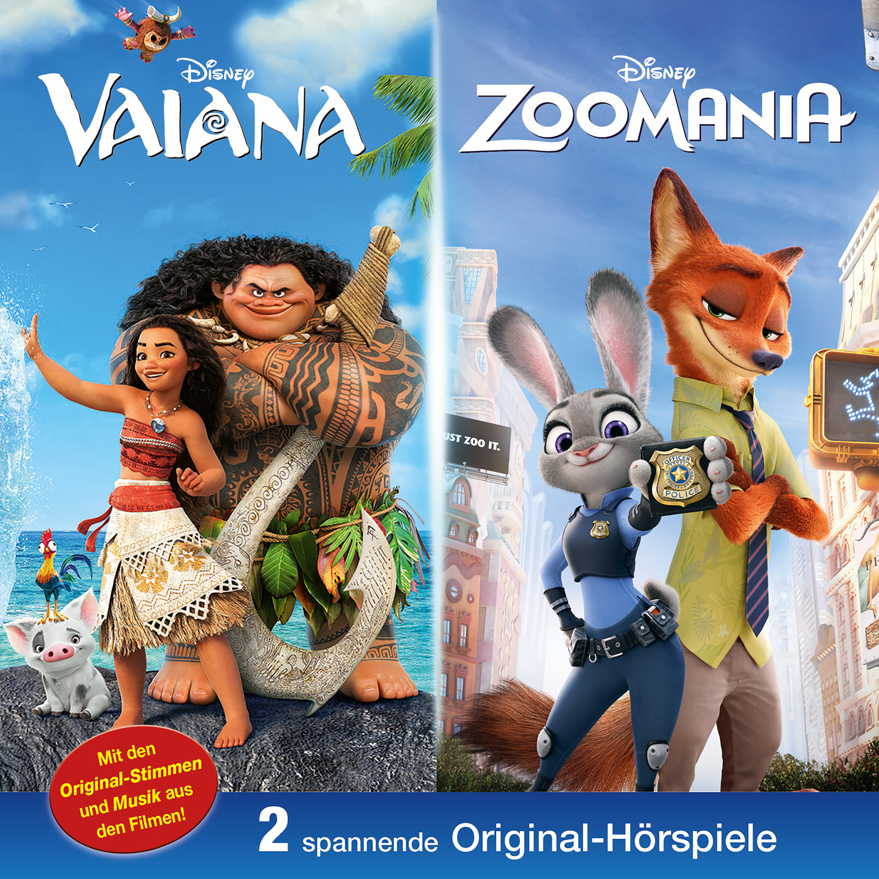 Disney - Disney Doppel-Box - Vaiana Zoomania Hörbuch Download