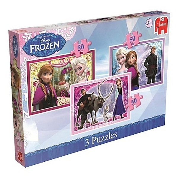 Disney Frozen, 3 in 1 (Kinderpuzzle)