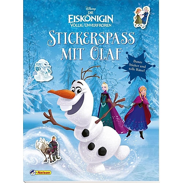 Disney Frozen / Die Eiskönigin / Disney Die Eiskönigin, Völlig unverfroren - Stickerspass mit Olaf