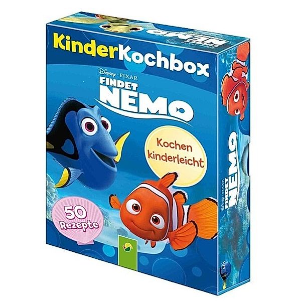 Disney Kinderkochbox - Findet Nemo,  50 Rezeptkarten
