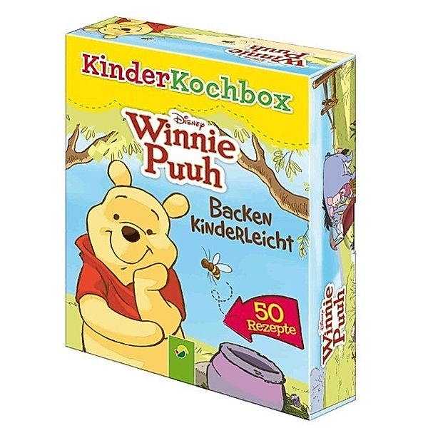 Disney Kinderkochbox - Winnie Puuh, 50 Rezeptkarten