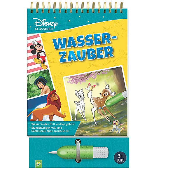 Disney Klassiker Wasserzauber - einfach mit Wasser malen!, Schwager & Steinlein Verlag