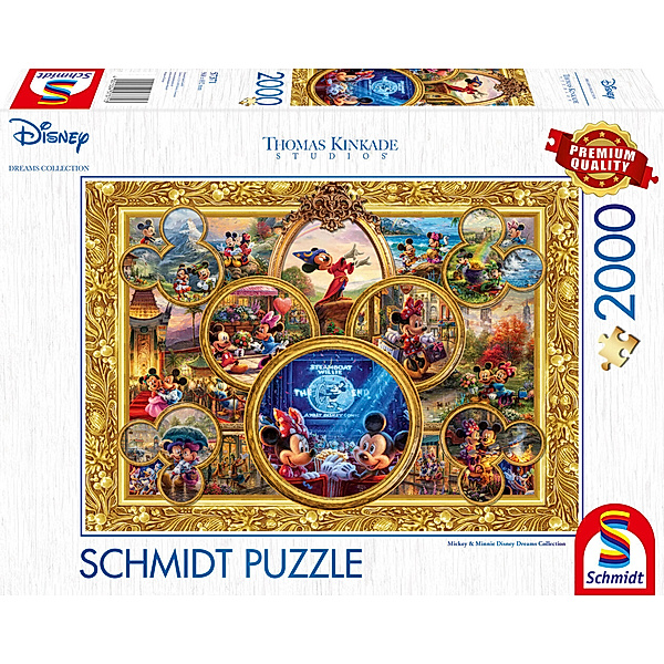 SCHMIDT SPIELE Disney, Mickey & Minnie, Dream Collage II