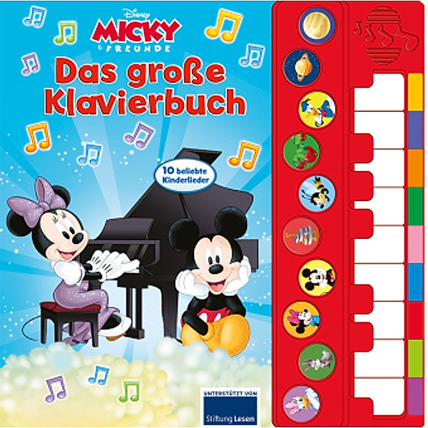Disney Micky & Friends - Das grosse Klavierbuch, m. Klaviertastatur u. Soundeffekten