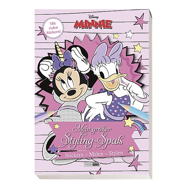 Disney Minnie: Mein grosser Styling-Spass: Stickern, Malen, Stylen, Walt Disney, Panini