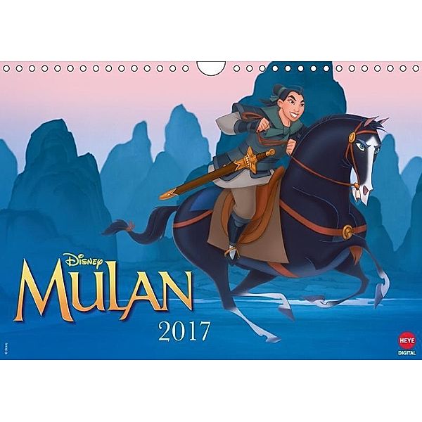 Disney Mulan (Wandkalender 2017 DIN A4 quer), Walt Disney