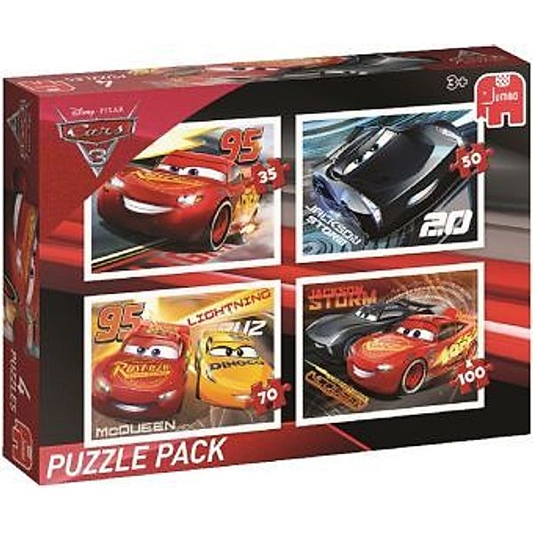 Disney Pixar Cars 3 4in1 Puzzle Pack (Kinderpuzzle)