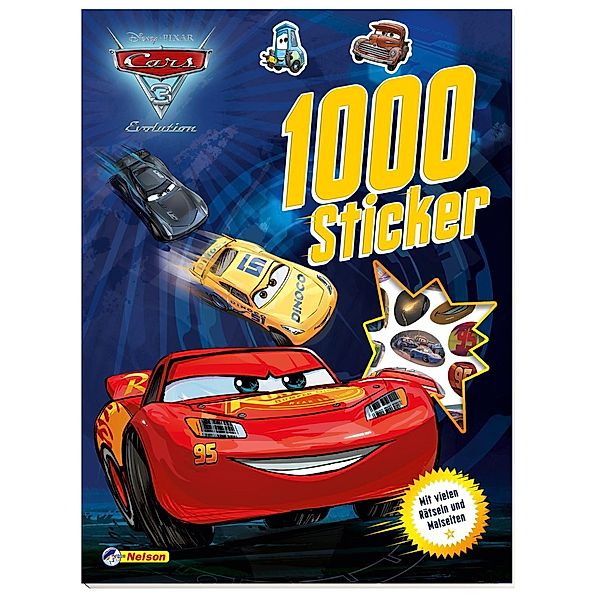 Disney Pixar Cars 3 Evolution : 1000 Sticker