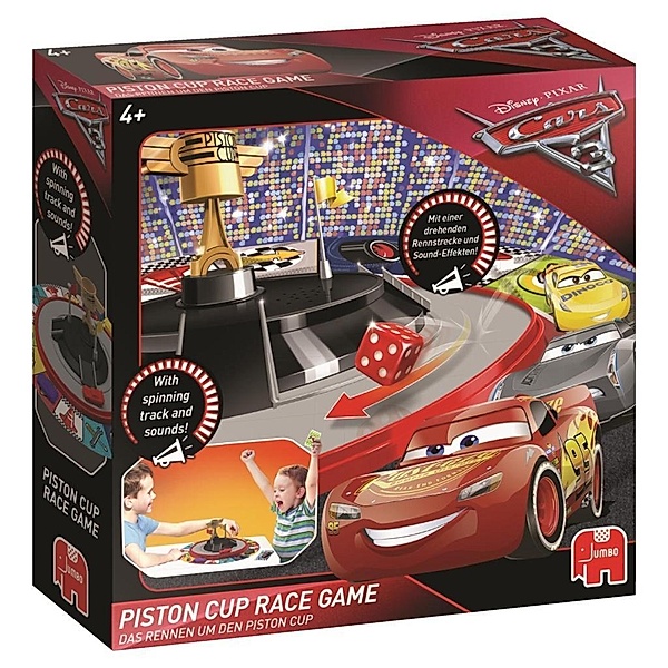 Disney Pixar Cars 3, Piston Cup Race Spiel (Kinderspiel)