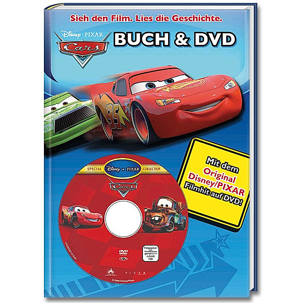 Disney Pixar Cars, Buch zum Film & DVD