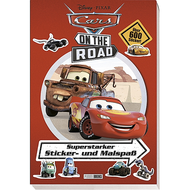 Disney PIXAR Cars On The Road: Superstarker Sticker- und Malspaß Buch