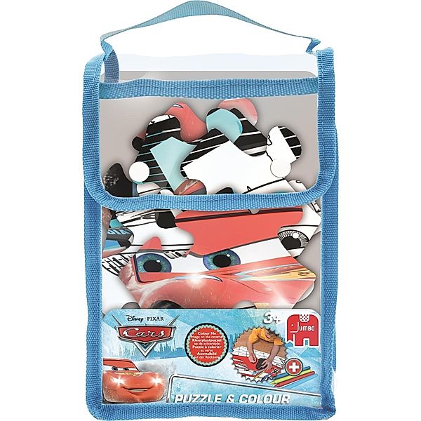 Disney Pixar Cars, Puzzle & Colour (Kinderpuzzle)