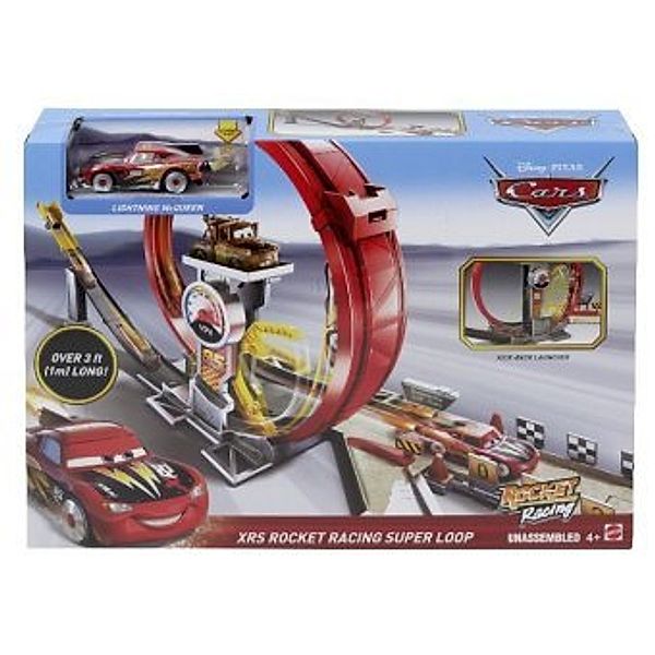 Disney Pixar Cars Xtreme Racing Serie Raketen-Rennen Super-Looping