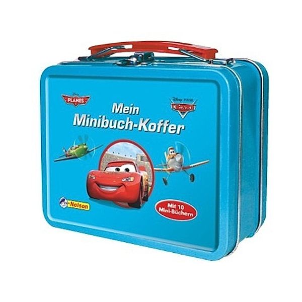 Disney Planes / Disney Pixar Cars, Mein Minibuch-Koffer, 10 Bde.