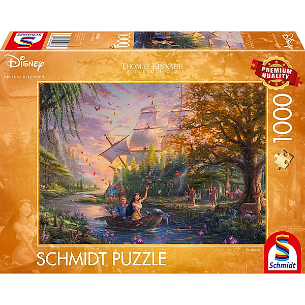 SCHMIDT SPIELE Disney, Pocahontas (Puzzle), Thomas Kinkade